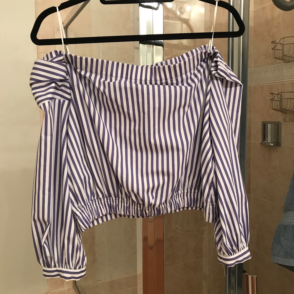 Zara Off-The-Shoulder Top - Picture 7 of 8